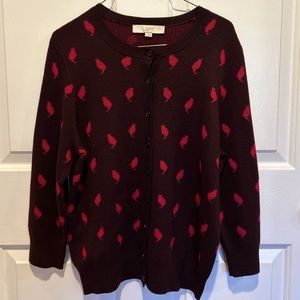 loft - kitty cat lady cardigan